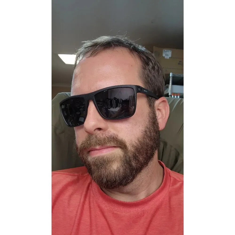 ZENOTTIC Polarized Sunglasses for Men Lightweight UV400 Square Sun Glasses